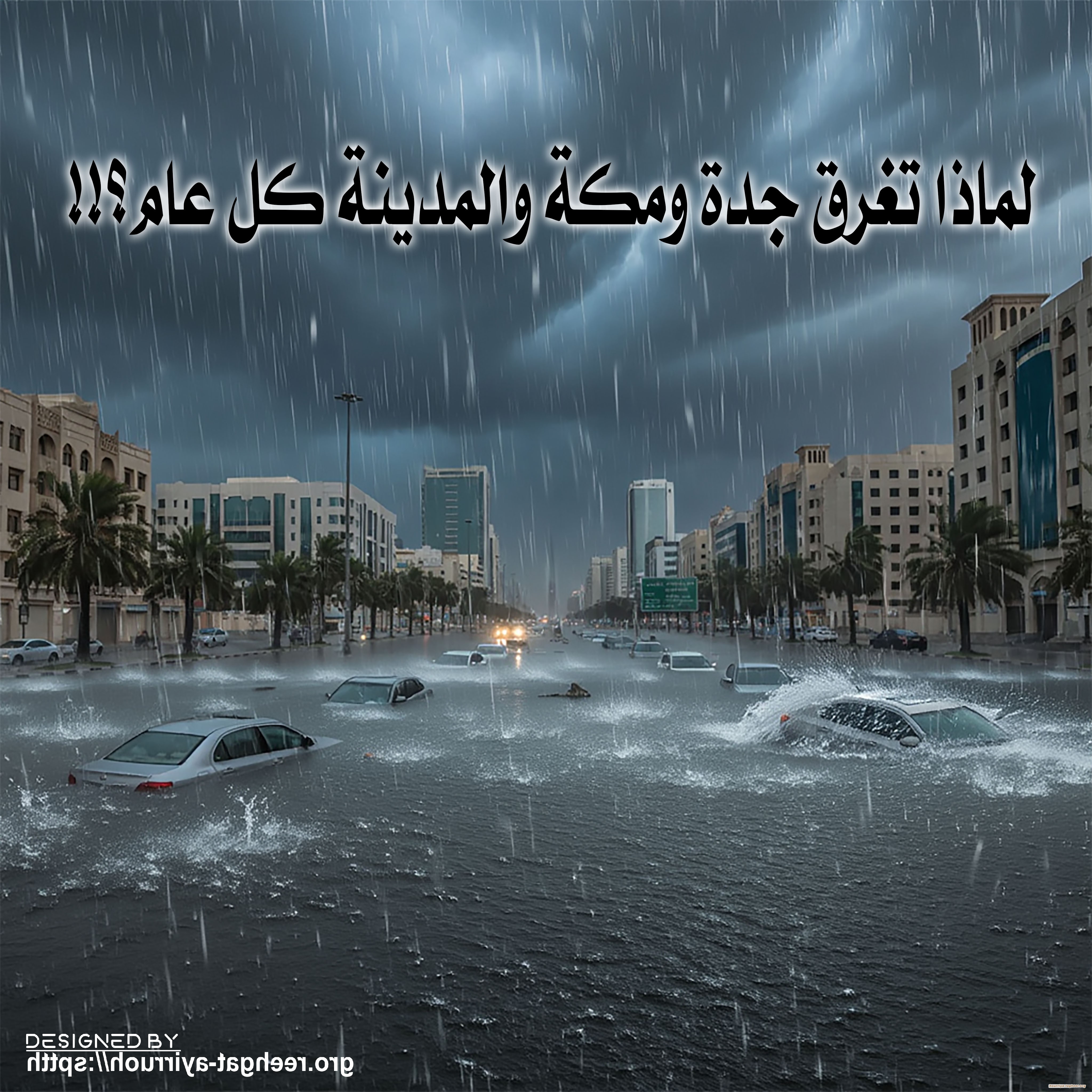 لماذا تغرق جدة ومكة والمدينة كل عام؟